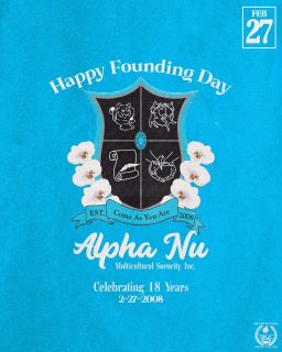 We would like to wish Alpha Nu Multicultural Sorority Inc. a Happy 18th Founding Day!

We wish you all the best! ❤️

@wsu_anu